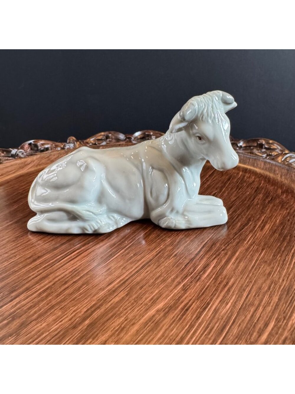 Vintage Avon 1994 Nativity Cow Figurine Christmas Bethlehem Replacement